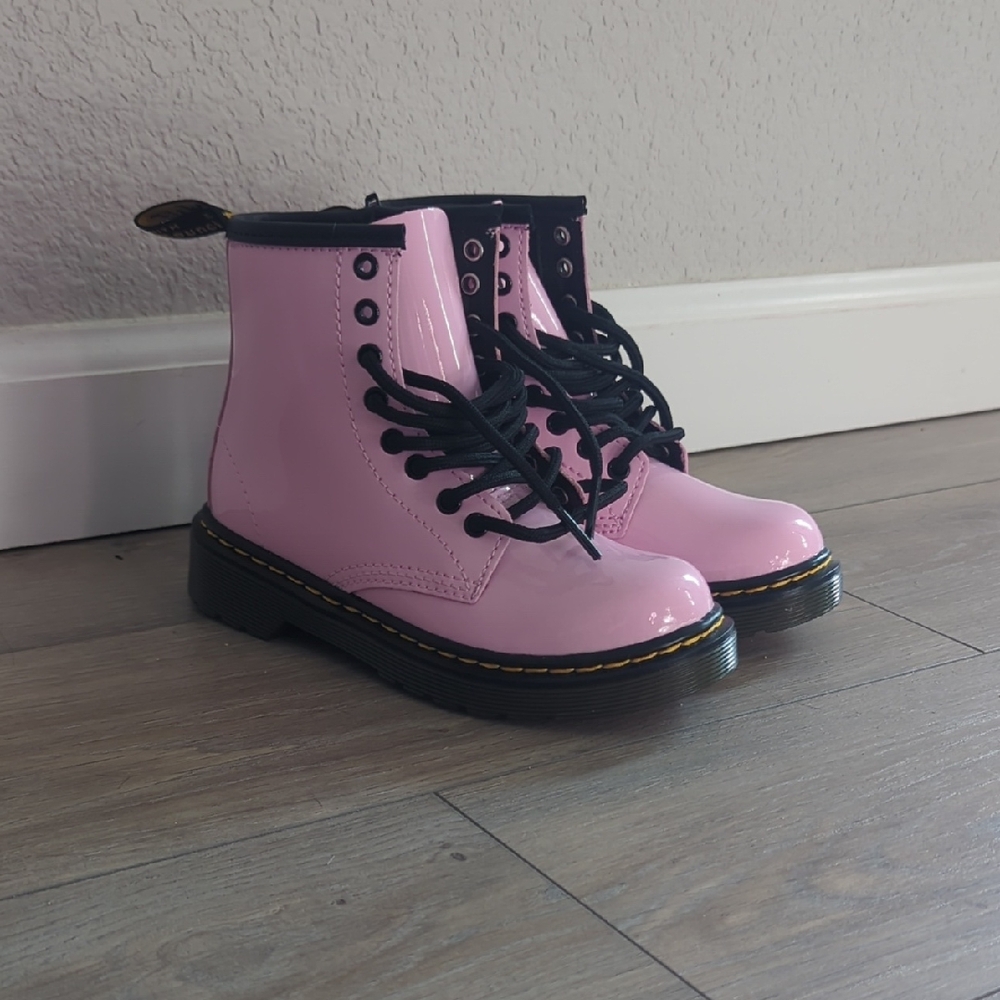 Dr. Martens Kids Pink Boots